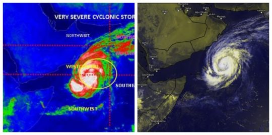 تراجع إعصار “لبان” إلى عاصفة مدارية غرب بحر العرب