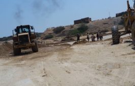 إعادة تأهيل وتسوية طريق الغيضة - نشطون بعد تضررها جراء إعصار لبان