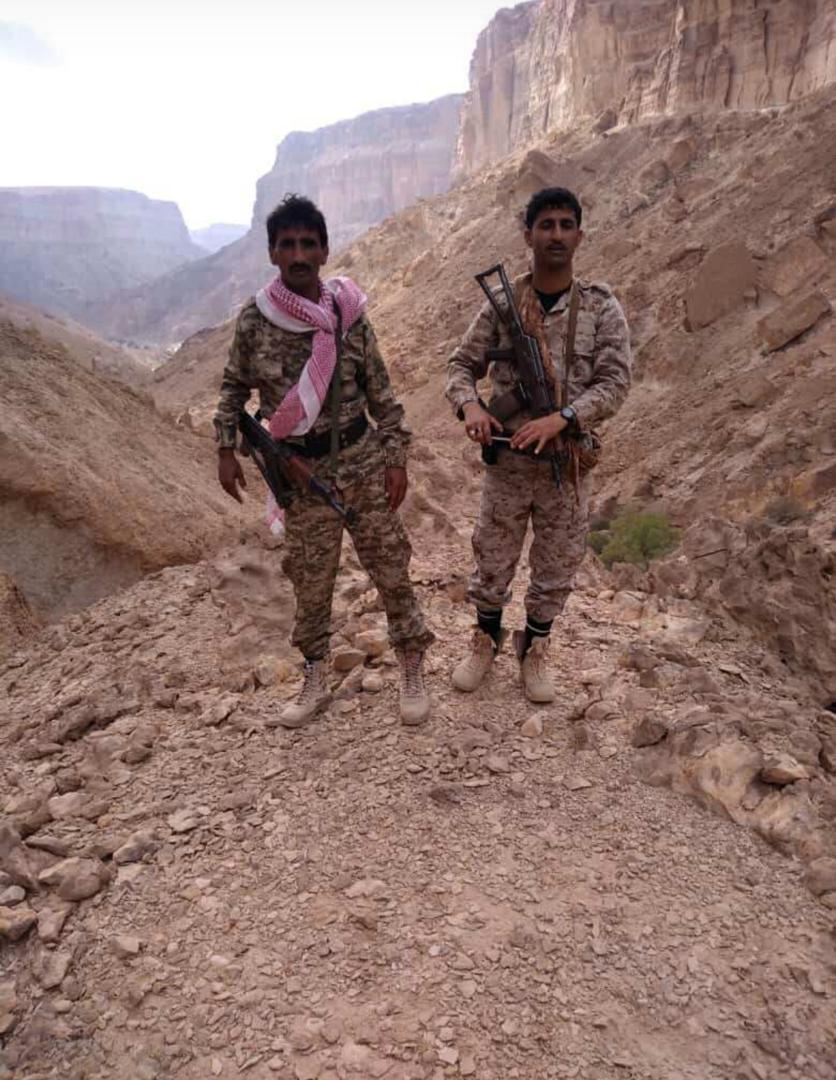 قوات النخبة الشبوانية تداهم أوكار لتنظيم القاعدة في جبال سقاه بمنطقة الحوطة