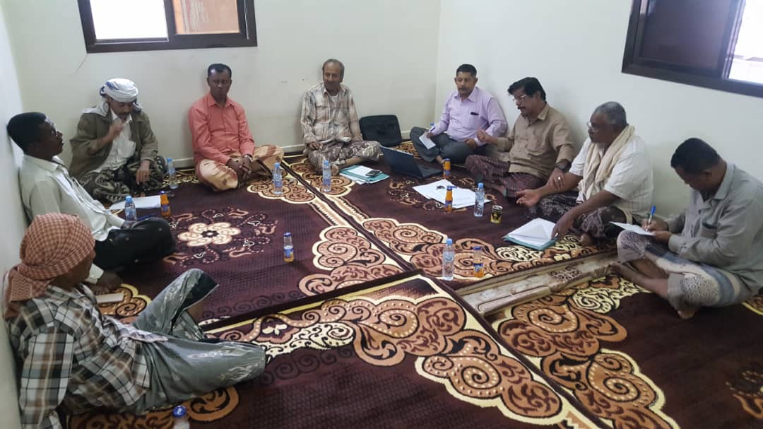 الهيئة التنفيذيه للقيادة المحلية للإنتقالي بمديرية سيئون تناقش الخطة السنوية لعام2019م