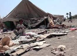 مليشيات الحوثي تركب مجزرة في  مخيم للنازحين  في محافظة حجة