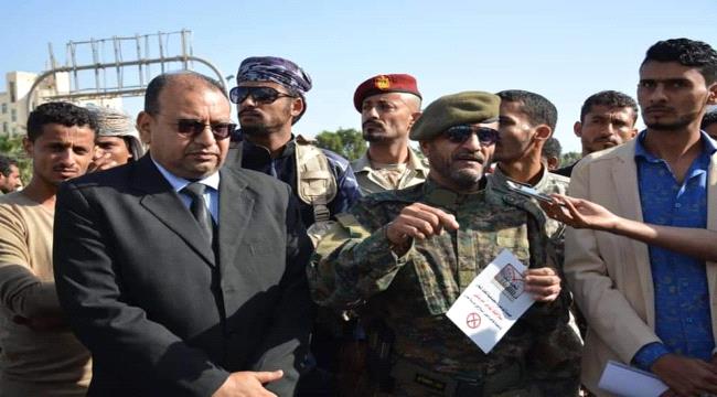 تدشين حملة التوعية لمنع حمل السلاح في العاصمة المؤقتة عدن