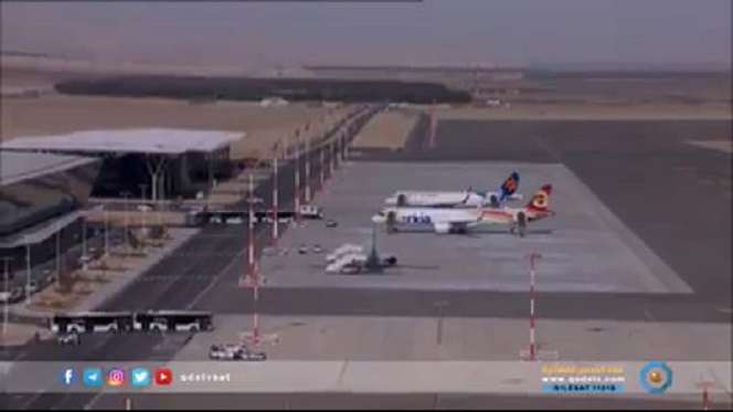 رغم الاعتراض الأردني .. نتنياهو يهبط بطائرة في مطار رامون / فيديو