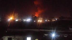 تفجير مخزن للصواريخ التابع للمليشيات الحوثية بسنحان 