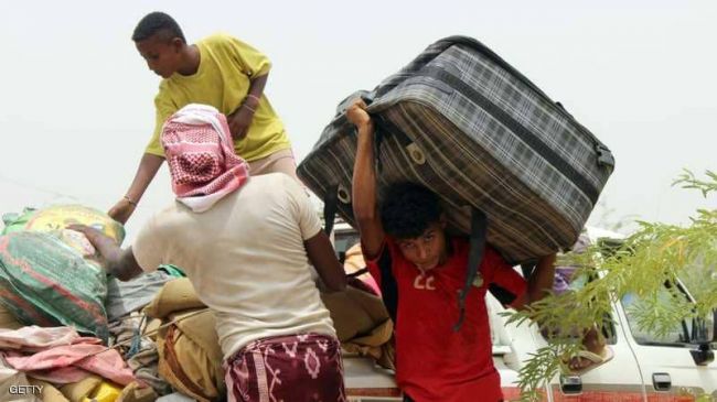 موجة نزوح بسبب قصف الحوثيين قرى في حجة