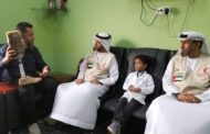 ممثلا الهلال الأحمر الإماراتي يزور مركز الأطراف الصناعية بعدن