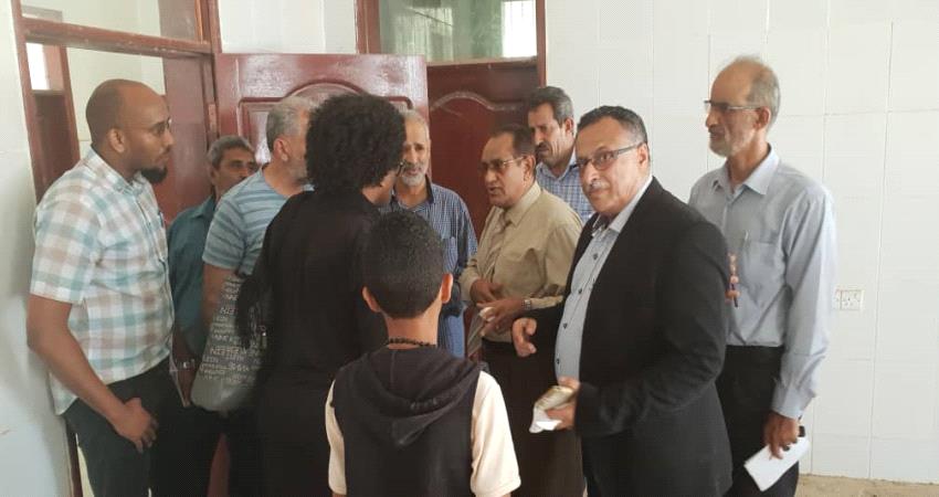 نائب وزير الصحة وممثلة الصليب الاحمر يتقفدوا المحنع الصحي بكابوتا بير فضل