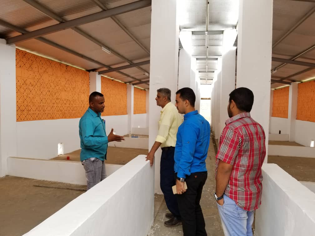 مدير منظمة ARK في اليمن يتفقد العديد من مشاريع المنظمة بمحافظة لحج