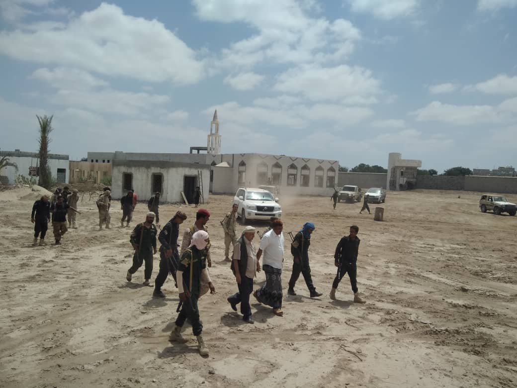 زيارة تفقدية لعملية اعادة الاعمار لسجن المركزي العام في محافظة لحج