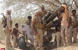 جنود المنطقة العسكرية الخامسة يعثرون على مدفع حوثي غريب