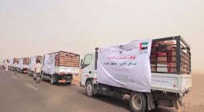 الهلال الأحمر الإماراتي يدعم مياه لودر ..ويغيث أهالي الدريهمي ..فيديو