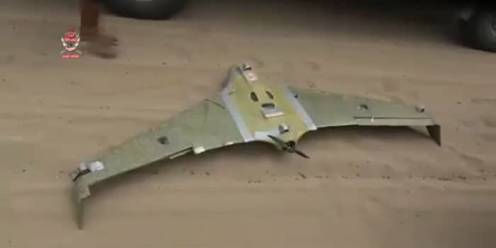 دفاعات العمالقة تسقط طائرة مسيرة للحوثيين في الحديدة
