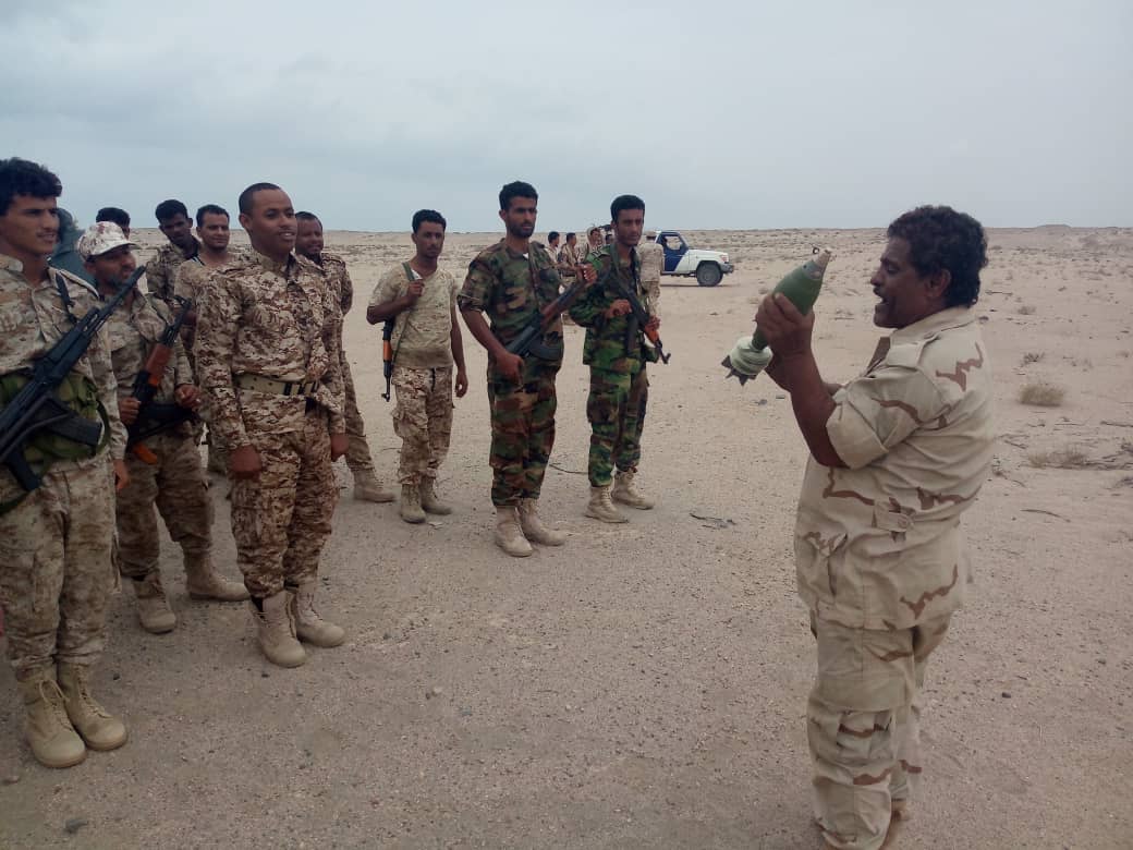 كتيبة حزم 1 تقيم مناورة عسكرية ضمن خطط العام التدريبي 2019م