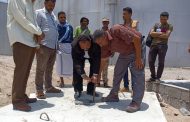 مدير البريقة يفتتح مشروع تقوية ضخ المياه لمنطقة صلاح الدين