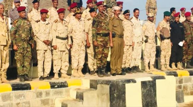 اللواء الأول صاعقة يدفع بتعزيزات عسكرية ضخمة إلى الضـالع