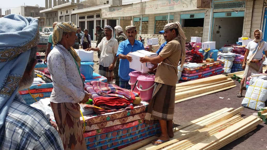  المنظمة الدولية للهجرة تغيث نازحي مسيمير لحج