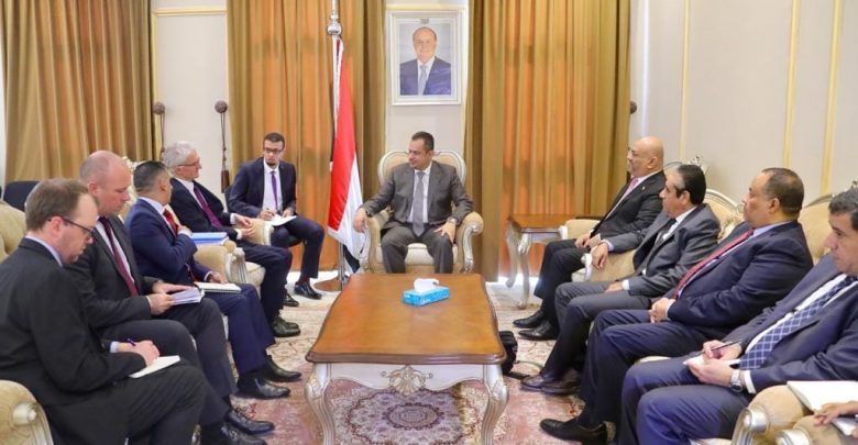 رئيس الوزراء يستقبل امين عام الأمم المتحدة للشؤون الإنسانية