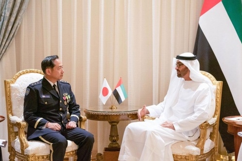تنسيق إماراتي ياباني لتعزيز حماية أمن الملاحة البحرية بعد هجمات خليج عمان