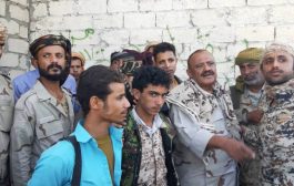 قائد المنطقة العسكرية الرابعة يواصل زياراته لجبهات القتال شمال محافظة الضالع 