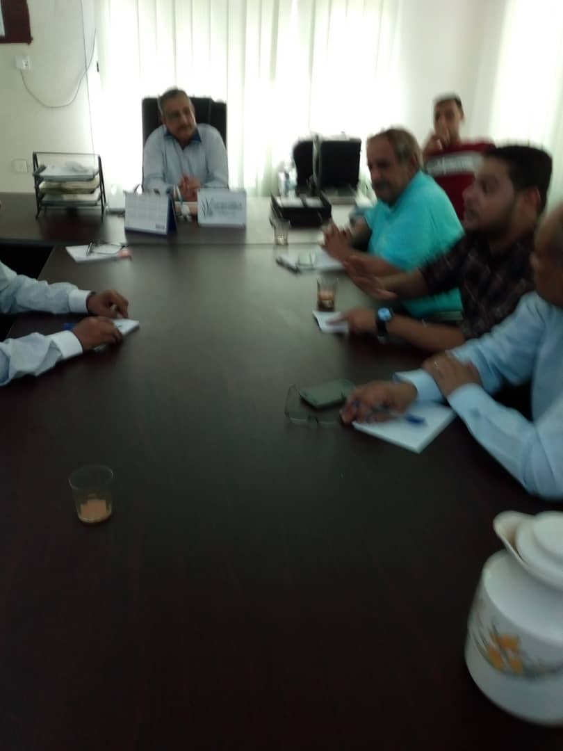 مستشار منظمة اللوثرية يلتقي بوكيل وزارة الزراعة لقطاع الأنتاج