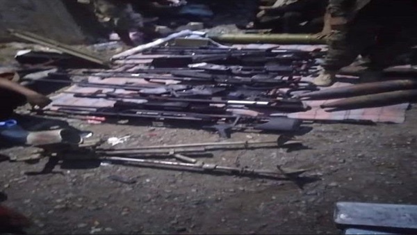 أمن عدن يضبط أسلحة متنوعة شرق عدن