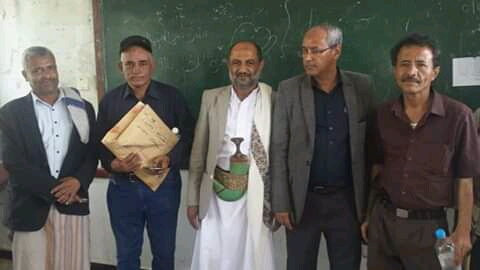 قيادي إصلاحي يشرف على لجان الإمتحانات الحوثية, في سامع, تعز .