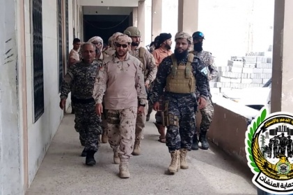 قائد قوات التحالف بعدن يشيد بالجهود الأمنية للواء حماية المنشآت