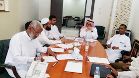 خلال تواجدهم في جدة ..ممثلي جمعيات ذوي الإعاقة بحضرموت يلتقوا بالشيخ عبدالله بقشان