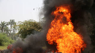 مصرع 50 شخصا وإصابة 70 إثر انفجار شاحنة وقود جنوب شرق نيجيريا