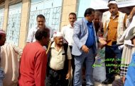 بدعم من منظمة الفاو مدير عام قعطبة يدشن توزيع البذور المحسنة للمزارعين في مديرية قعطبة بمحافظة الضالع