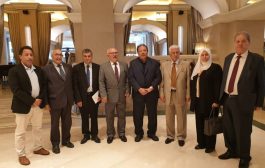 ناصر يلتقي عدد من الشخصيات السياسية والاعلامية العربية