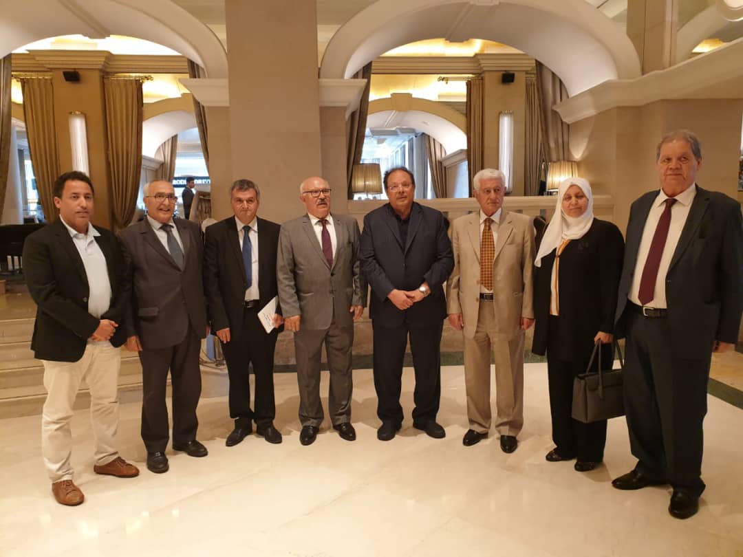 ناصر يلتقي عدد من الشخصيات السياسية والاعلامية العربية