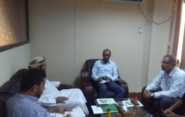 وزير الثروة السمكية ولقاءات مع مؤسسة ينابيع الخير الخيرية وشبكة النماء اليمنية للمنظمات الأهلية