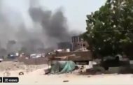 اللحظات الأولي من استهداف دورية الحزام الأمني شمال عدن 