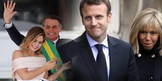الرئيس الفرنسي يرد على سخرية الرئيس البرازيلي لزوجته