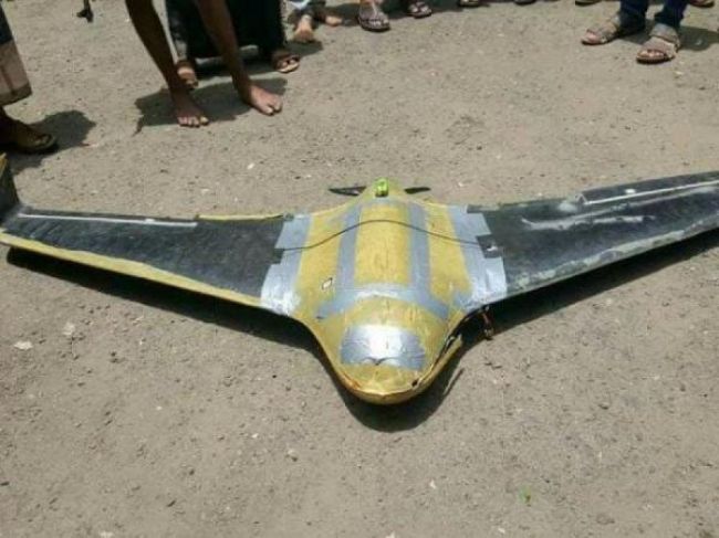 سقوط طائرة حوثية مفخخة على المدنيين في عمران