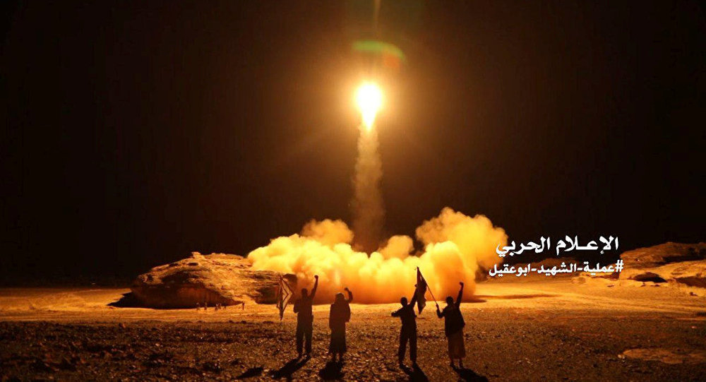 الحوثيون يفشلون في اطلاق صاروخ باليستي نحو السعودية