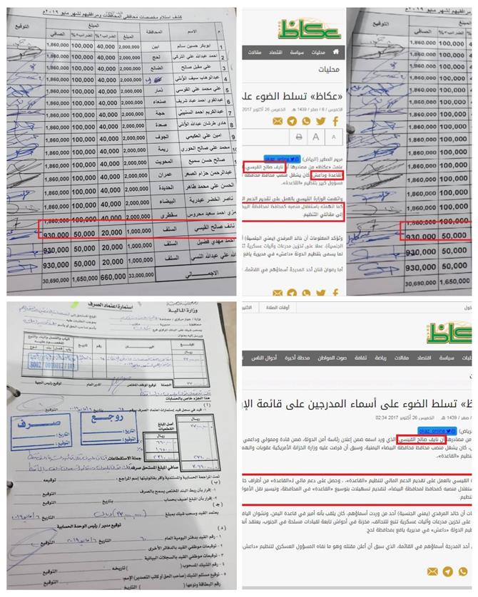بالوثائق...مطلوب لدى الولايات المتحدة الأمريكية على قائمة الإرهاب يستلم راتبه من الشرعية شهرياً