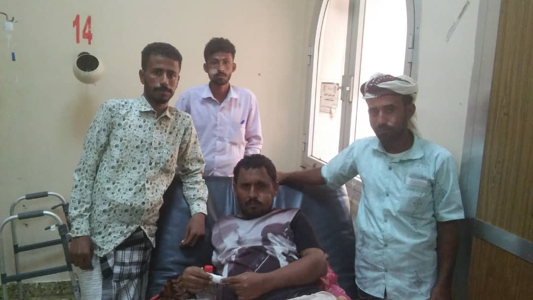 نائب المجلس الانتقالي بالمضاربة وزيارة اطمئنان على صحة المناضل جليل الهفة 