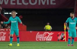 برشلونة يسقط على يد غرناطه بثنائية في الدوري الإسباني