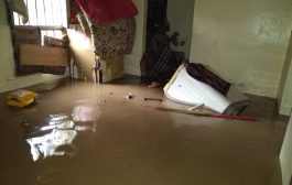 أمطار غزيرة في لحج وغرق منازل بمركز المحافظة 