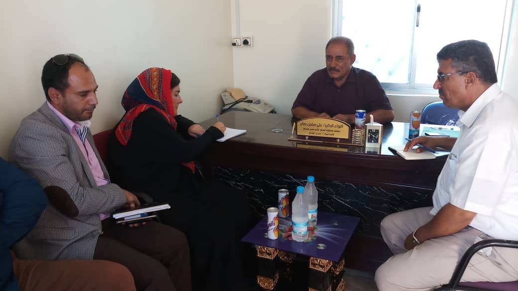 محافظ الضالع يلتقي مسؤولة مفوضية الأمم  المتحدة لشؤون اللأجئين