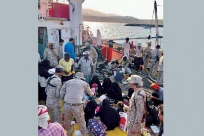 بعد 46 ساعة.. التحالف العربي ينفذ عملية إنقاذ لسفينة يمنية