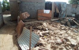 الأمطار الغزيرة تدمر منزلين ولتحلق الأضرار بأخرى بقرية مقيبرة بلحج