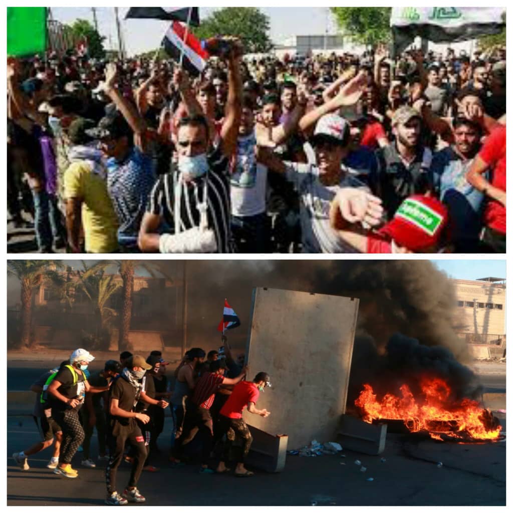 رفع حظر التجول في بغداد وارتفاع عدد قتلى الاضطرابات إلى 72