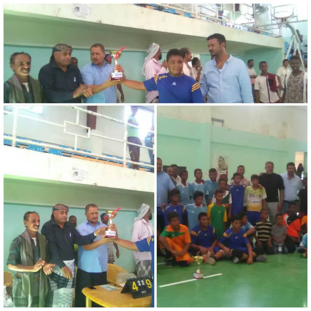 منتخب مدارس الحوطة لكرة اليد بلحج يتوج بكأس ذكرئ اكتوبر