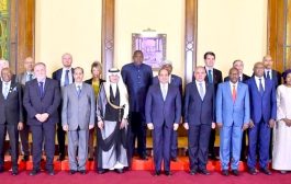 الرئيس عبد الفتاح السيسي يُستقبل  رؤساء وفود الدول المشاركة في فعاليات 