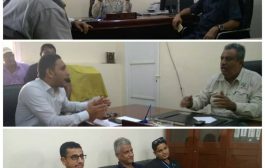 مدير المركز التنفيذي للتعامل مع الألغام بعدن يلتقي الاخ منسق ال UNDP في مكتب عدن