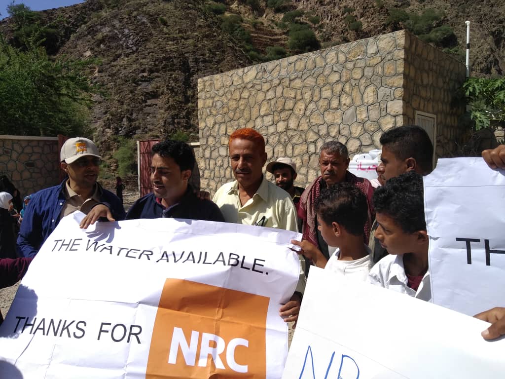 إفتتاح مشروع حيوي بتكلفة 55 ألف دولار بمقاطرة لحج 