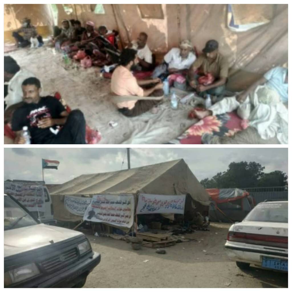 للمطالبة بالافراج عن الفيضي .. العشرات ينصبون مخيما